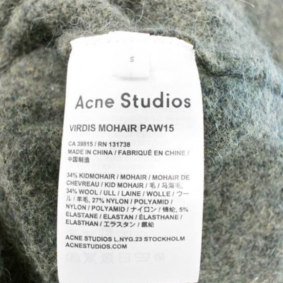ACNE STUDIOS VIRDIS MOHAIR SWEATER SZ SMALL - Picture 5 of 5